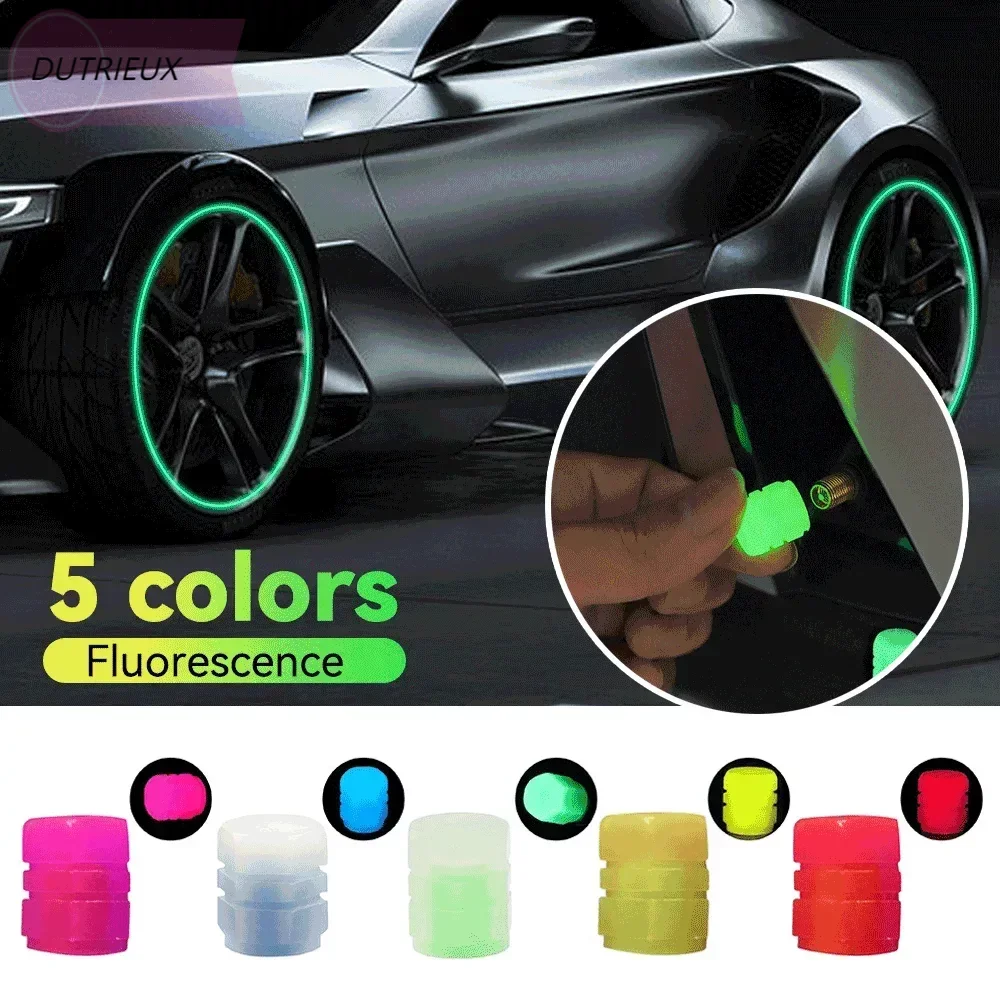 

Universal Luminous Tire Valve Cap Car Wheel Hub Glowing Dust-proof Decorative Tyre Rim Stem Nozzles Cover for Motorcycle Bicycle