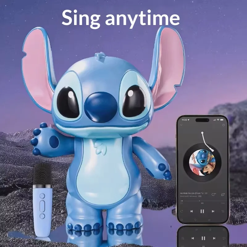 

Новая беспроводная Bluetooth-колонка Stitch Kids с микрофоном, универсальная караоке-система для дома, KTV, подарок на день рождения или выпускной для девочек