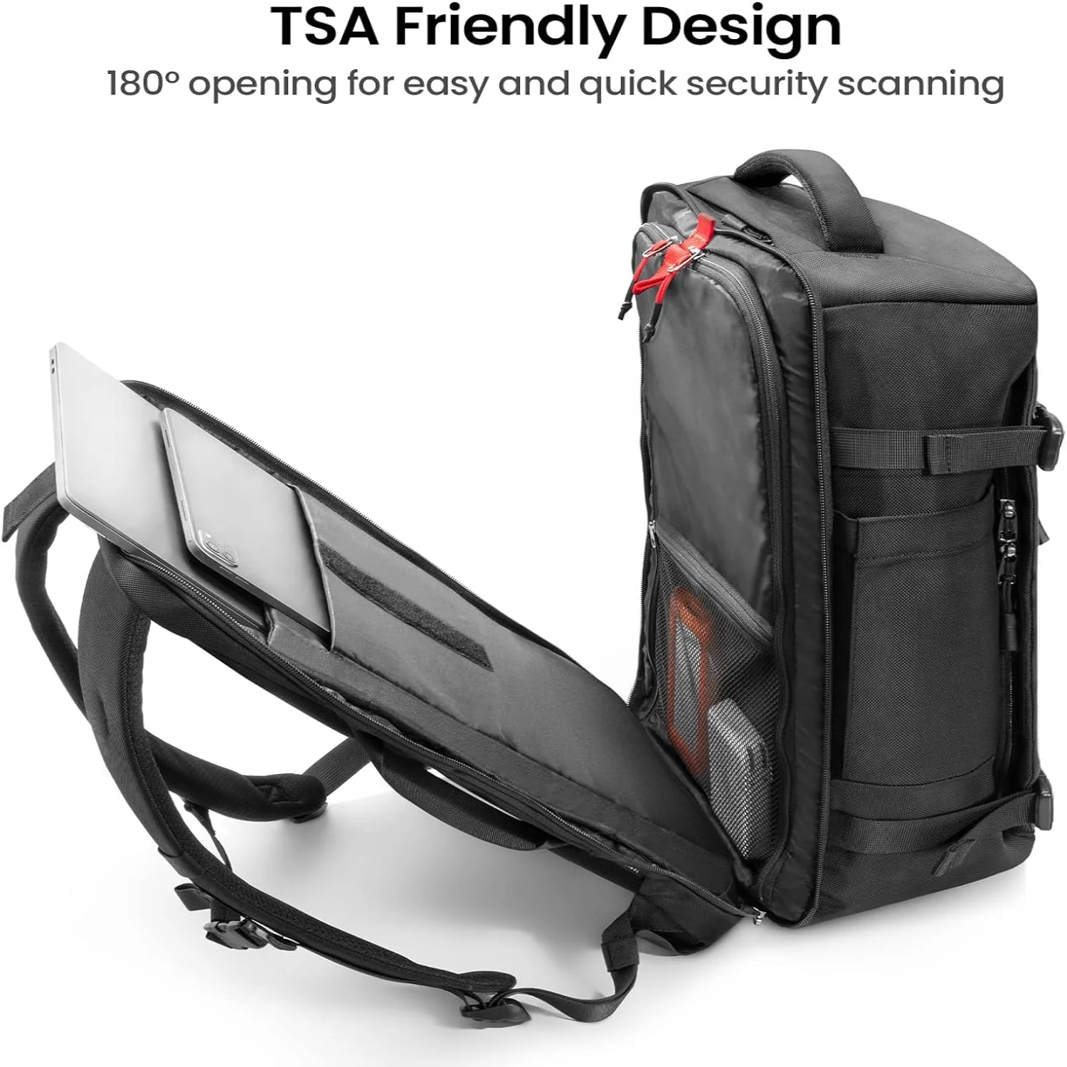 

Дорожный рюкзак 28 л, ручная кладь TSA Friendly, водонепроницаемый рюкзак подходит для ноутбука