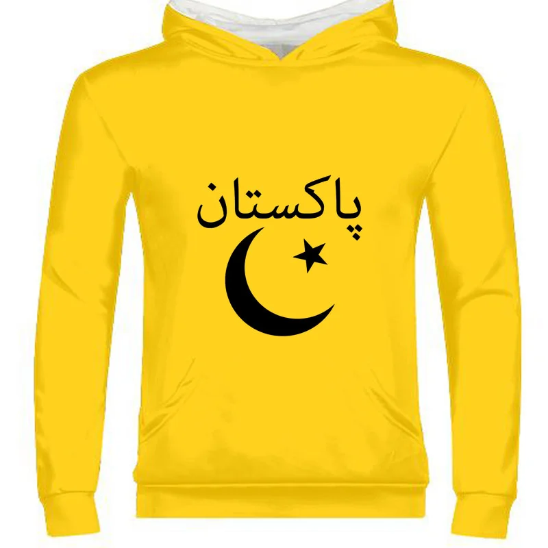 New Pakistan Flag Graphic Hoodies 3D National Emblem Moon Stars Printing Sweatshirts Kid Fashion Hooded Hoody Women Y2k Pullover