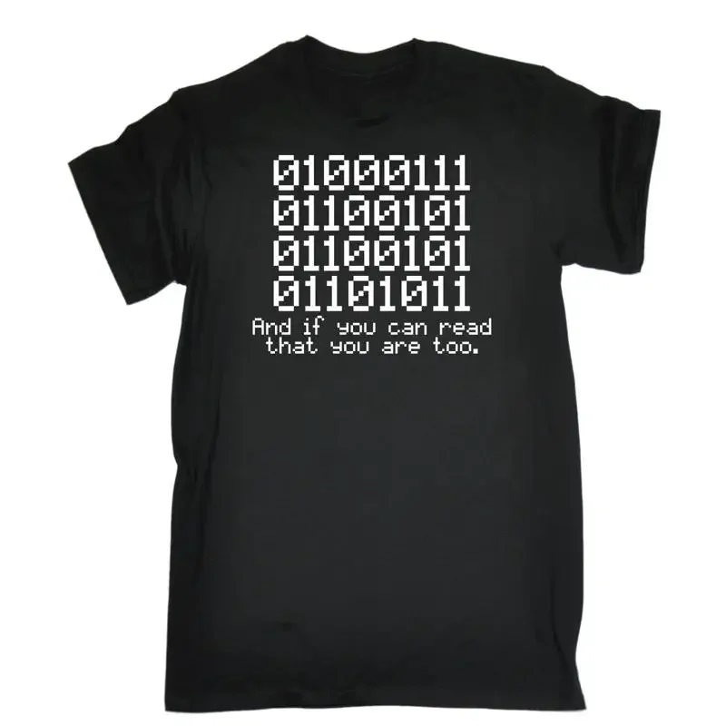 0100 Binary And If You Can Read That T Shirt Programmer Coder Birthday