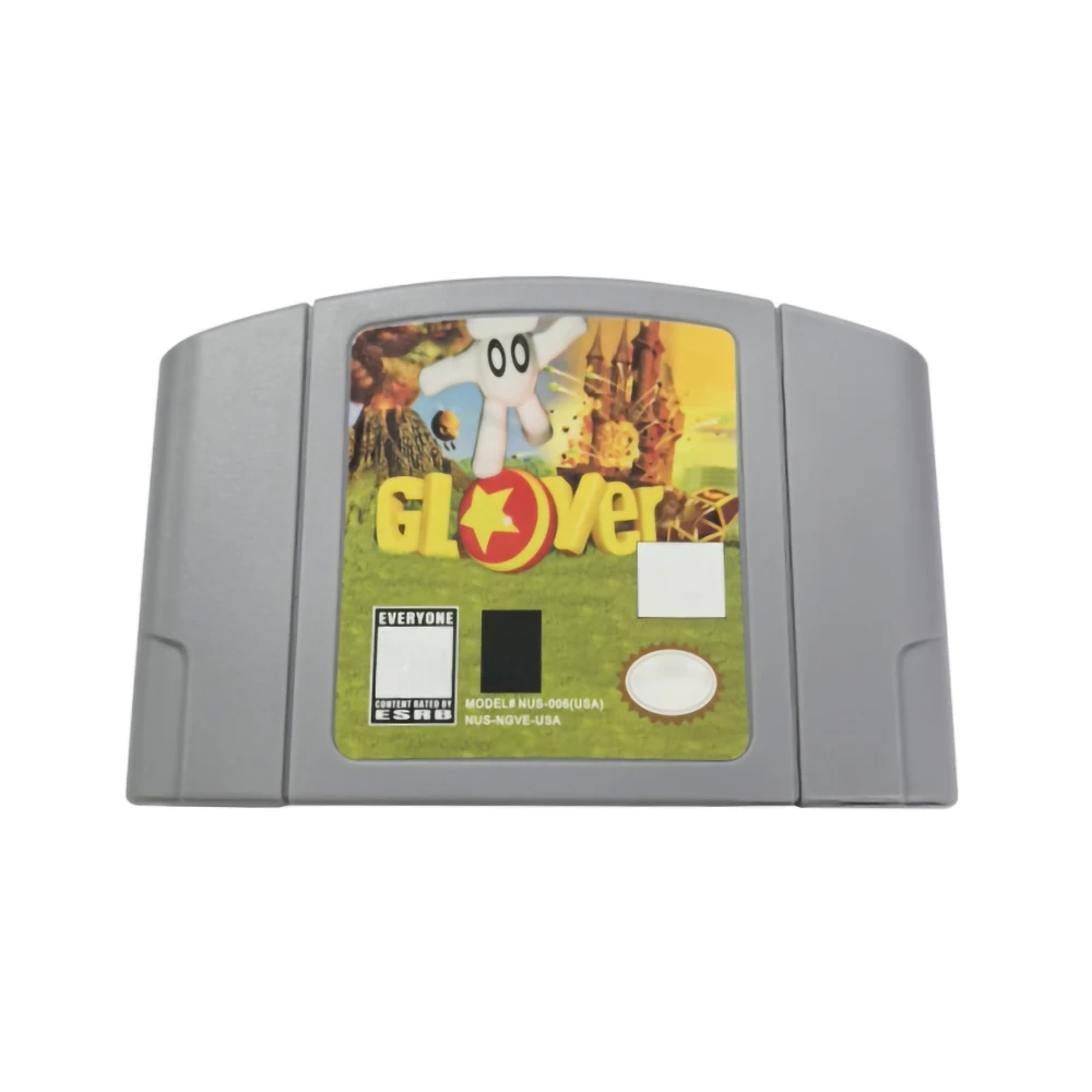 

Игровой картридж N64, версия для США-Glover