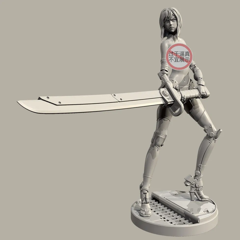 

The height of man 25mm, 38mm, 50mm resin beauty soldier(bare version) colorless self-assembled TD-7762/3D