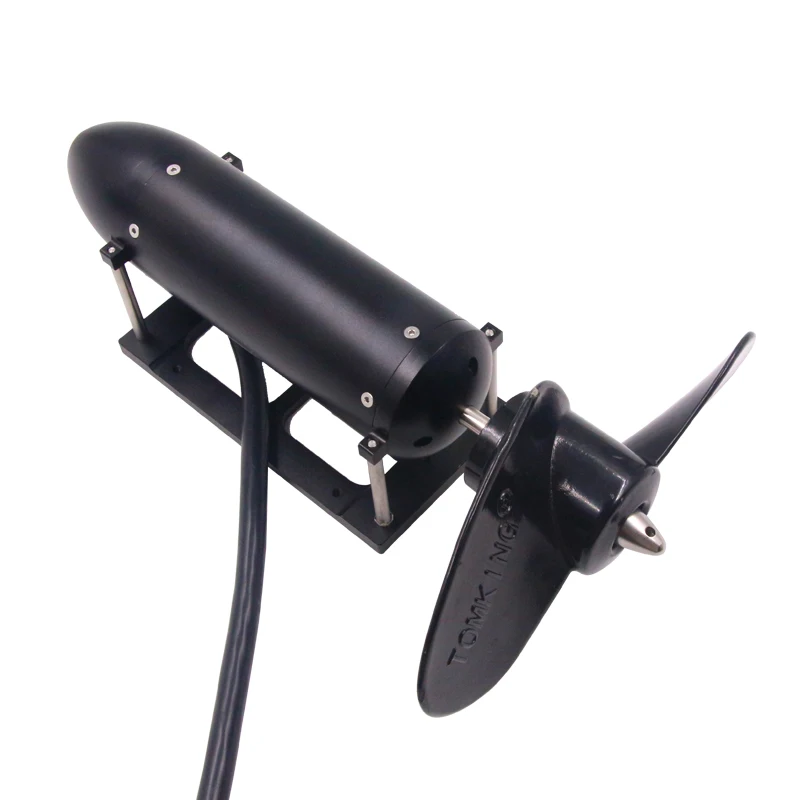 Waterproof electric pusher 2 leaf metal blade grass 12 v and 24 v universal underwater propeller suu CWJ - 2 - p - 80 - Z