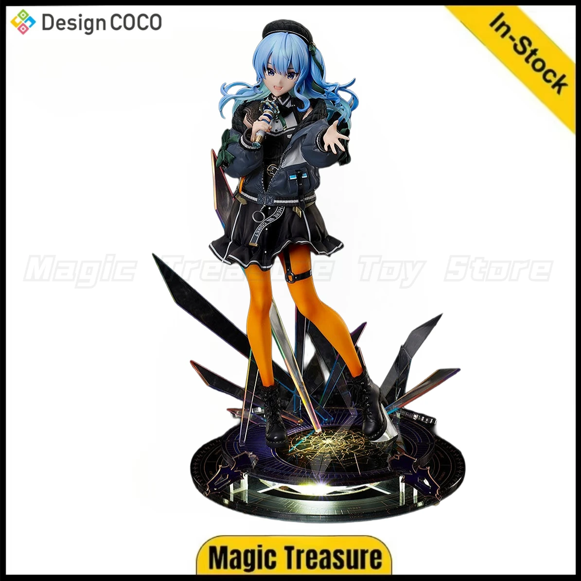 

【В наличии】Оригинальный дизайн COCO Hololive Hoshimachi Suisei масштаб 1/7, фигурки, анимационные подарки