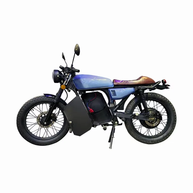 

2025 Newest Canada US 5000W Vintage Style Electric CG Motorcycle Cafe Racer E Bike Citycoco Scooter Without Battery