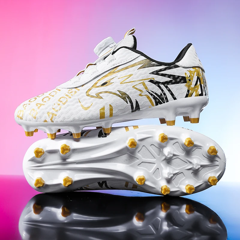 

New Kids Professional Soccer Shoes Turf Football Boots Training Shoes Drop Shipping Match Grass Ultralight Cleats Boys Non-Slip