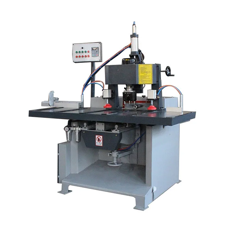 Woodworking single and double head door lock opening machine, woodworking machinery