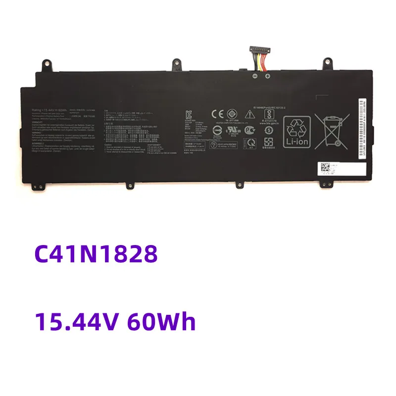 

New 15.44V 60Wh C41N1828 Laptop Battery For ASUS Zephyrus S GX531 GX531GW GX531GV GX531GX GX531GXR GX531GW-AH76 GX531GWE-S007T