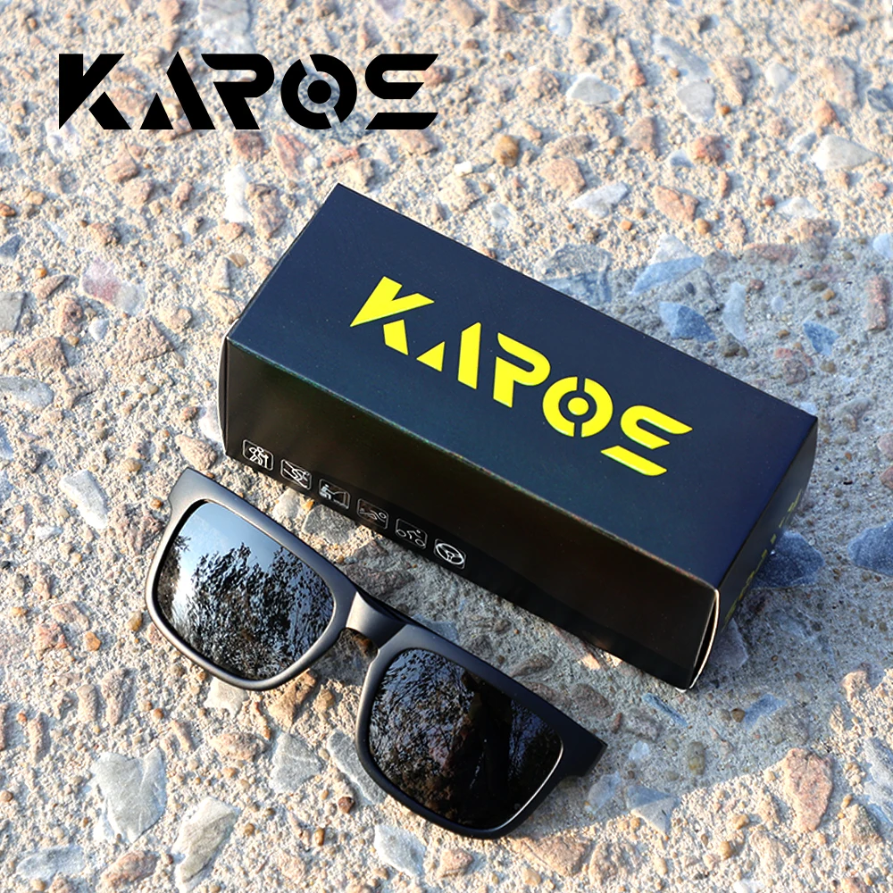 KAROS แว่นกันแดดโพลาไรซ์กลางแจ้งสำหรับการล่าสัตว์ตกปลาขับรถป้องกันรังสียูวี 400 ผู้ชายผู้หญิงพร้อมกล่องเคส YZ2019