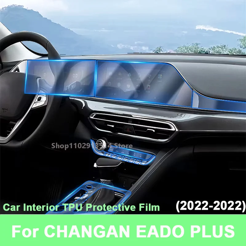 

Interior Protector Decoration Stickers For CHANGAN EADO PLUS (2022-2022) Car GPS Navigation LCD Screen TPU Protective Film
