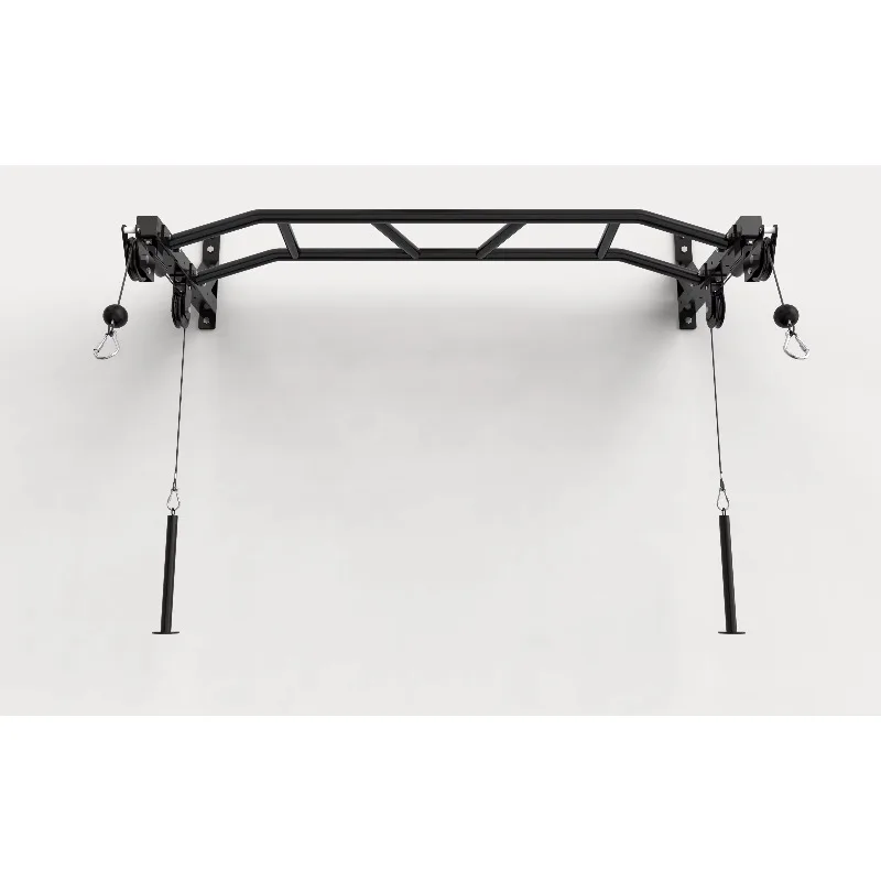 Multifunction Pulley Cable Machine Wall-Mounted Pull Bar Home Gym Fitness Equipment  Strength Training Wall Mounted Pull up Bar