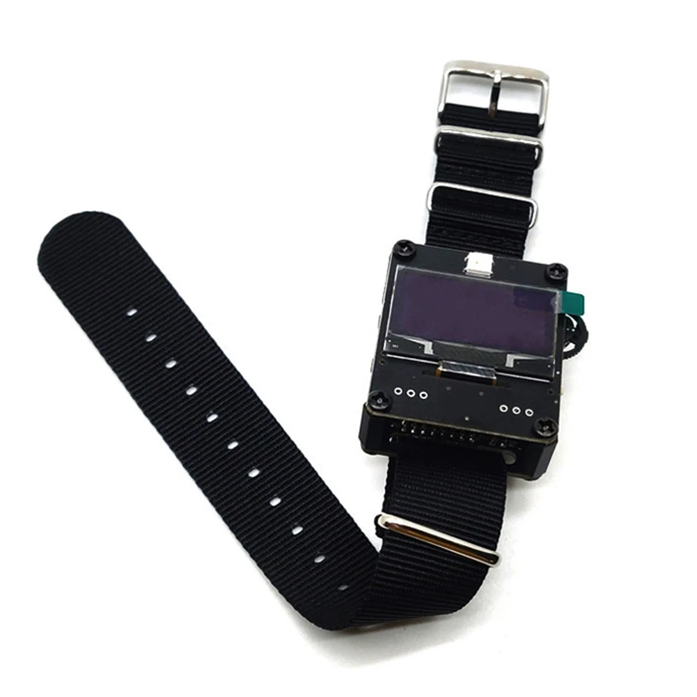 

2.4GHz WiFi Watch Deauther Development Board Extended Battery Life Plastic Circuit Board Redesigned Circuit Wearable Smartwatch