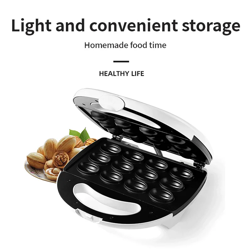 

Houselin Nuts Mold Skillet - Cookie Candy Maker 12 wells griddle - Walnut Mold Pastry