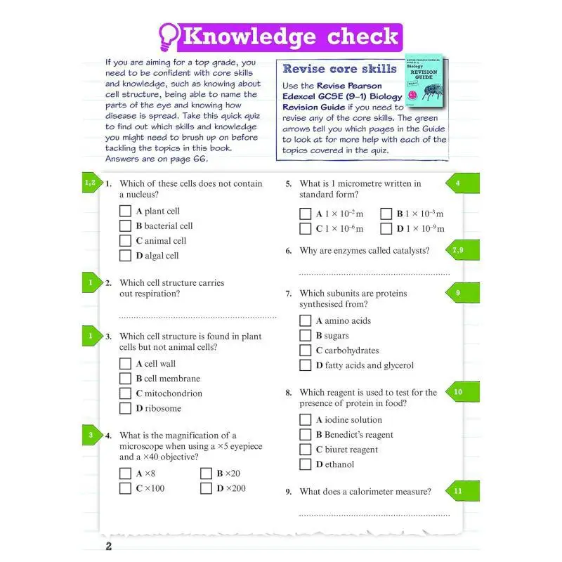 مراجعة بيرسون Edexcel GCSE الصفوف البيولوجية 79 المراجعة والممارسة بما في ذلك المراجعة عبر الإنترنت والمسابقات للامتحان 2025 و2026