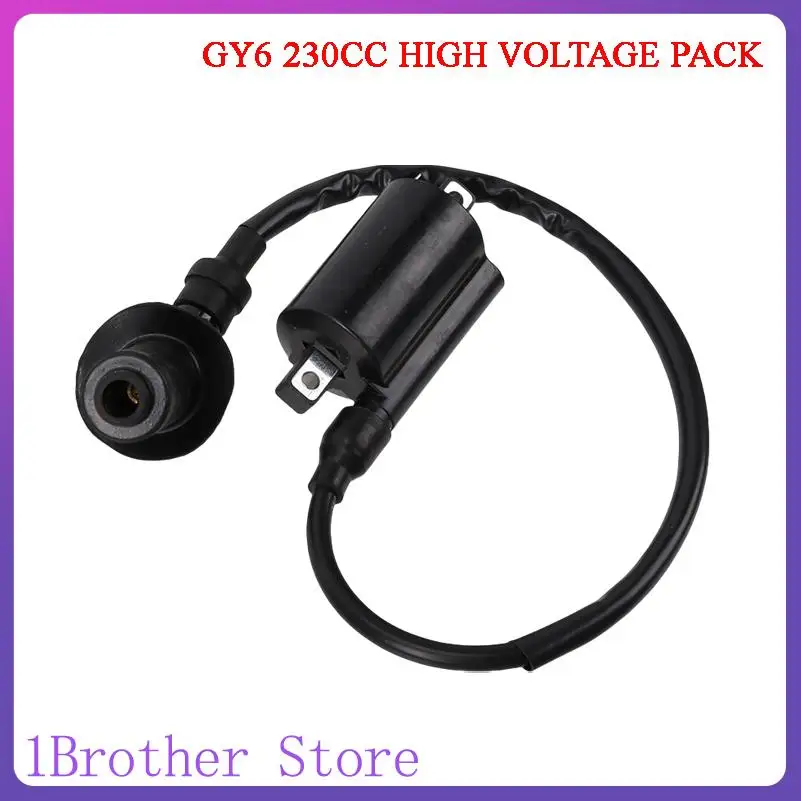 High quality Motorcycle Ignition Coil High Pressure Coil GY6 Suitable for beach bike/go kart accessories