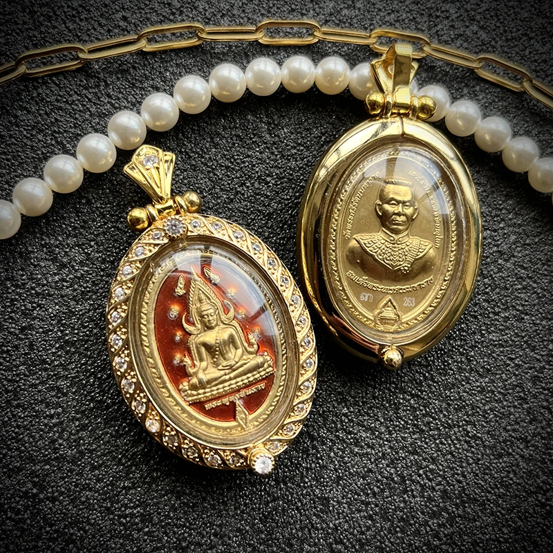 Southeast Asia Siam Thailand temple Success God Buddha amulet  protective talisman bring good luck Career development