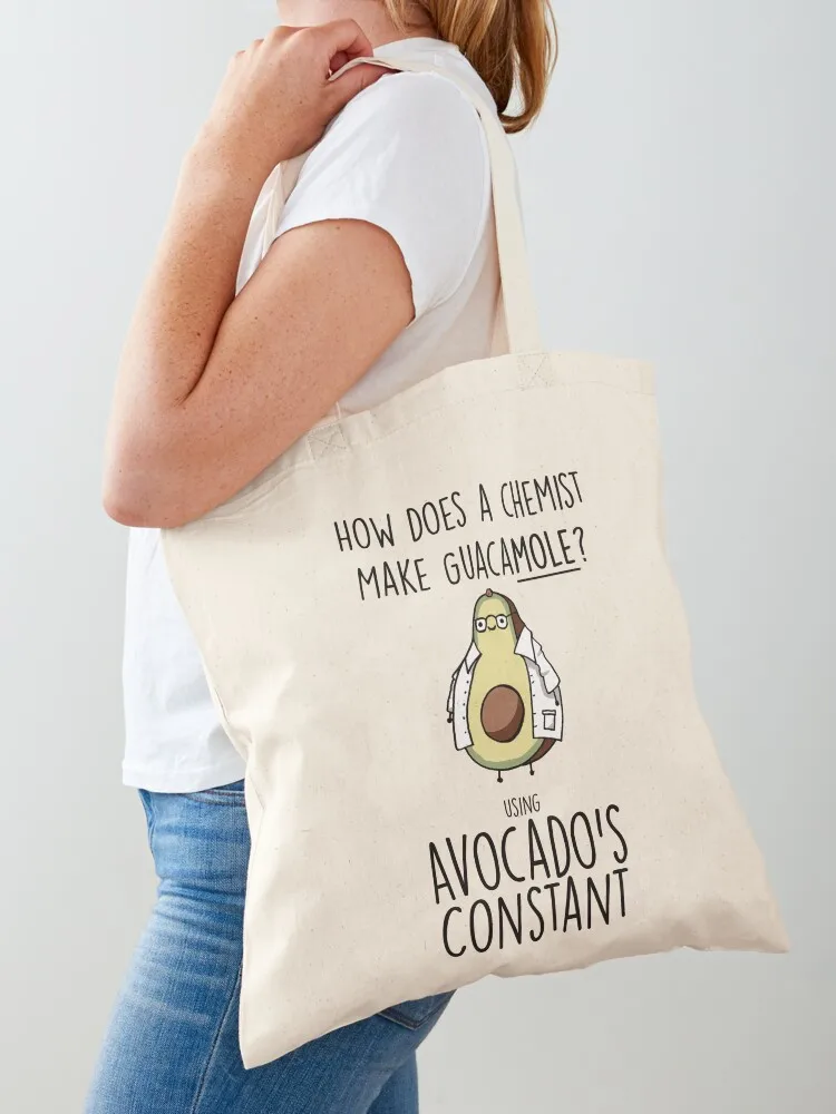 Avocado's Constant Tote Bag canvas tote bags shopper bag women canvas eco bag folding custom fabric