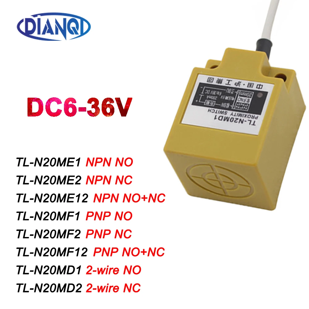 Inductive Proximity Sensor TL-N20ME2 NPN 3WIRE NC DC6-36V Detection distance 20MM Proximity Switch sensor switch