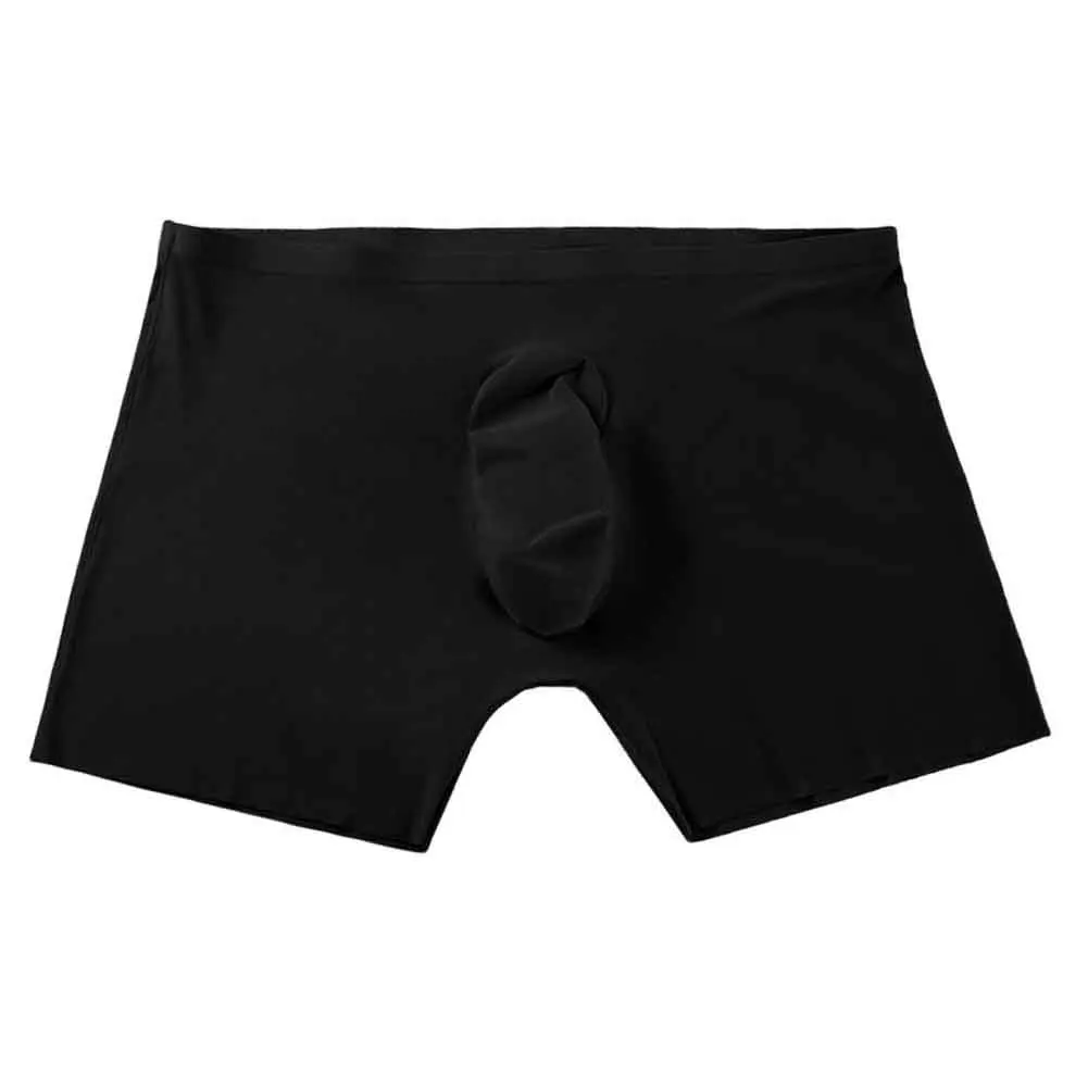 

Модное нижнее белье из ледяного шелка, мужское нижнее белье, сексуальные дышащие боксеры для мужчин, ультратонкое мужское нижнее белье, дышащие боксеры