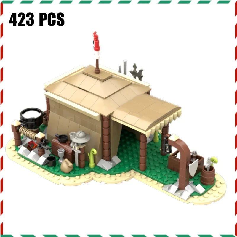 

MOC Knight Camp Building Blocks Set - Medieval Castle Creative Toy Educational Construction Kit, Birthday Gift for Boys Girls