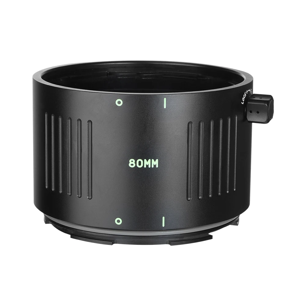 Seafrogs SF125-80 Удлинительная трубка длиной 80 мм для корпуса из алюминиевого сплава A7M4 X-T5 Z8 R6II R5