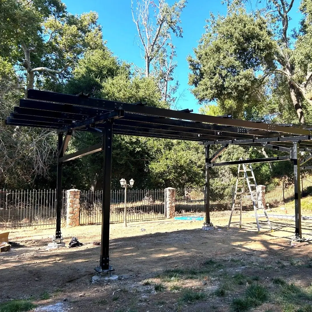 Manufacturer Direct Four Column Waterproof Solar Carport Quality Assured for Distribution