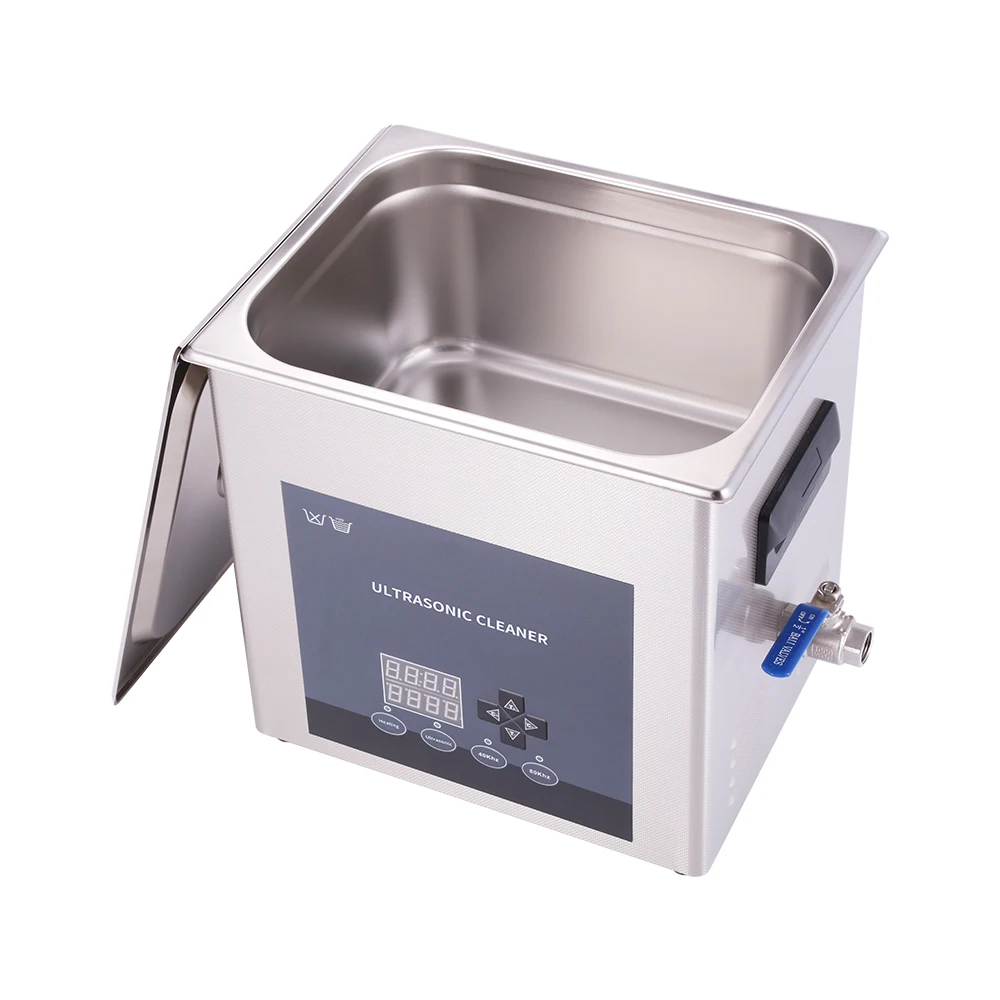 Tullker 10L Dual Double Frequency 25kHz 45kHz Ultrasonic Cleaner Lab Laboratory Medical Oil Rust Carbon Wax Flux