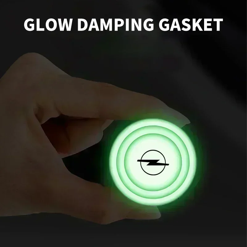 Car Door Shock Absorbing Gasket Anti-collision Luminous Pad For Opel insignia Astra G J Antara vectra Vivaro corsa c d zafira b