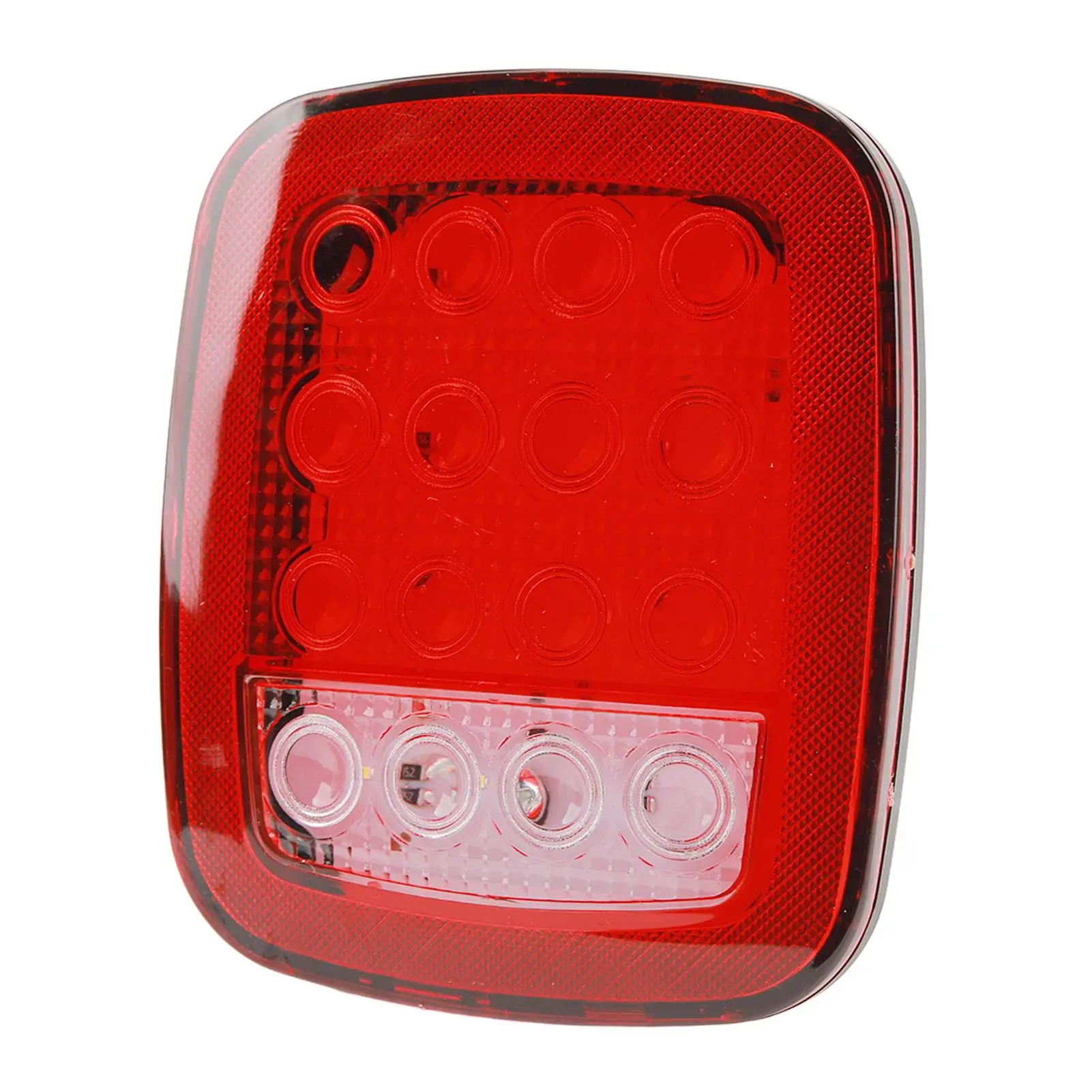 16 LED Trailer Tail Lights 12-24V Brake Stop Turn for Trucks Trailers Heavy Vehicle Plastic