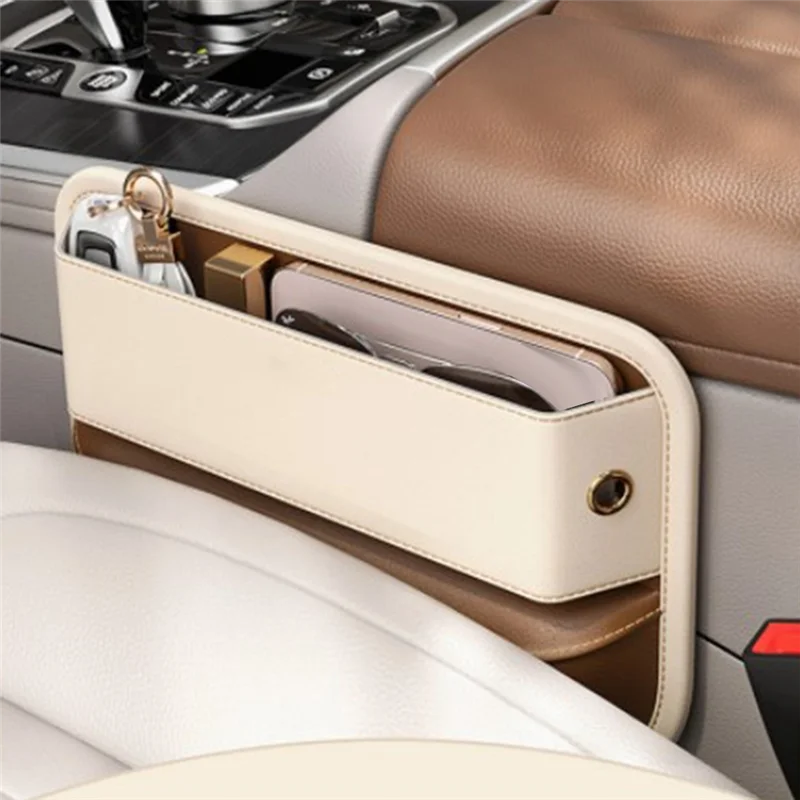 Car Centre Storage Box Main and Passenger Storage Pockets Crevice Padding Storage Box Car Interior Decoration