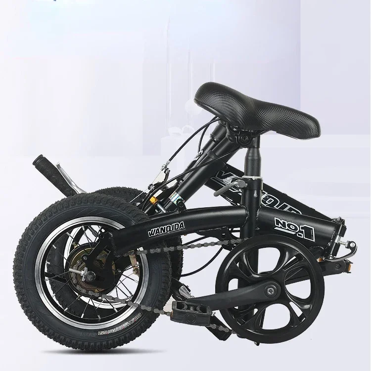 

Cycling City Mini Folding Bicycle 12 14 Small Bike For Male And Female Students Portable Ultra Light Transmission Disc Brakes