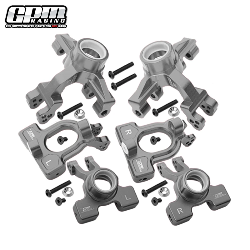 GPM ALUMINIUM VOORSTE C-HUBS, VOOR- EN ACHTERSTE STEUNARMEN 1/10 4WD KRATON 4X4 4S BLX-ARA102690