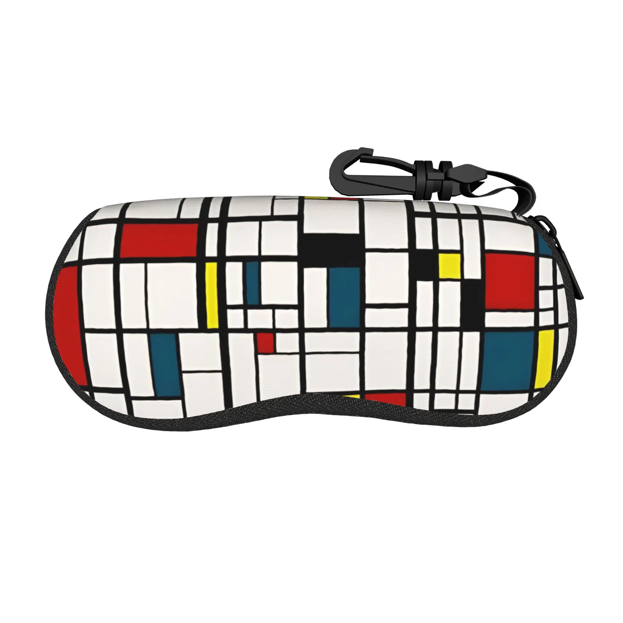 Cute Cartoon Glasses Case  Piet Mondrian De Stijl Merch  Accessories  Eyewear Storage Box Ins Style Eyeglasses Box