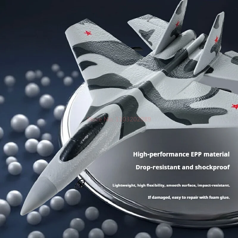 Neue Drei Kanal Su35 Fernbedienung Kämpfer 2,4g Starrflügel Flugzeug Modell Schaum Fallen Beständig Material Flugzeug Fliegen Spielzeug