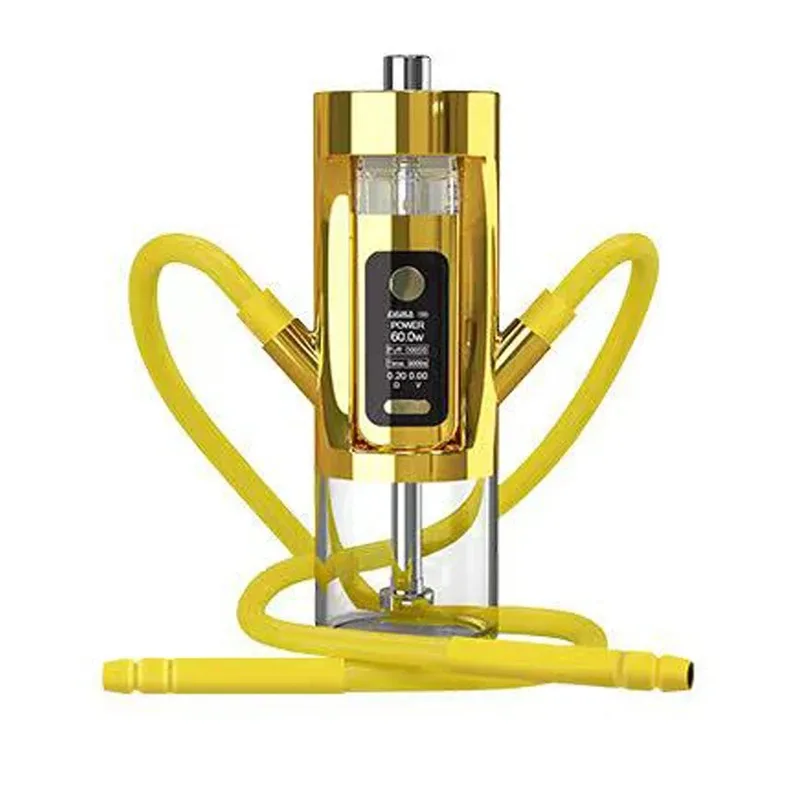 

【Best-selling】Portable Travelling Car E Hookahs Stainless Electric Portable Shisha Smoke Electronic Car Hookah Set with Accessor