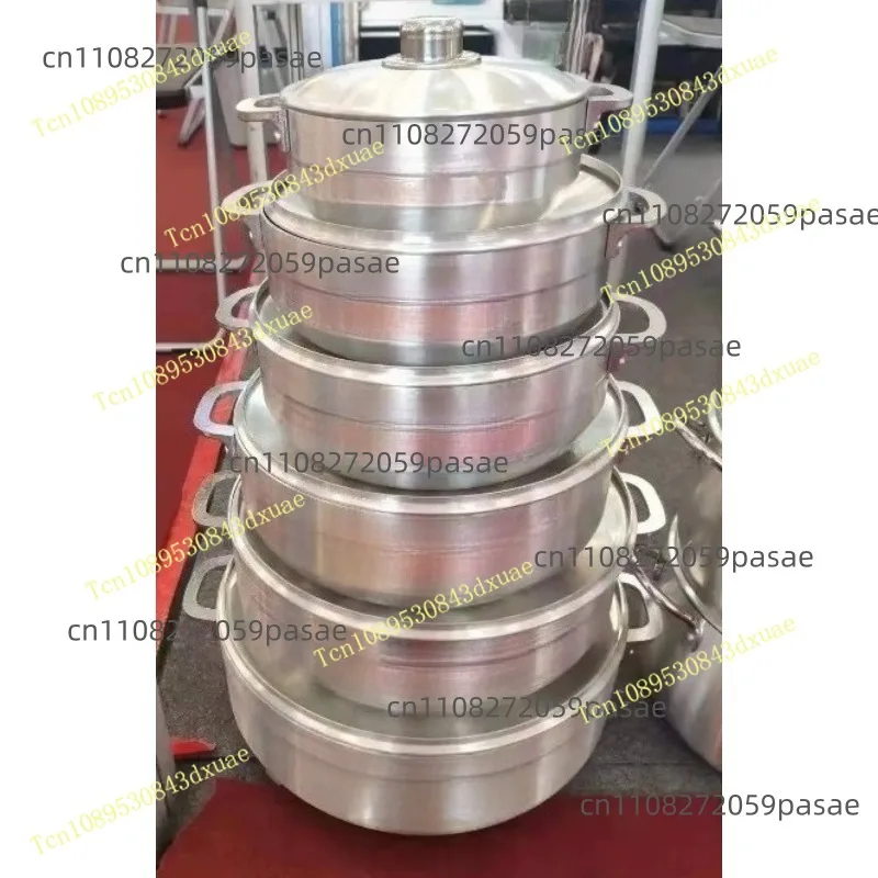 Cookware Set Kitchen Accessories Aluminum Round Soup Pot 6PCS Non Stick Stewed Pot Set Cast Cookware Set Casserole Big