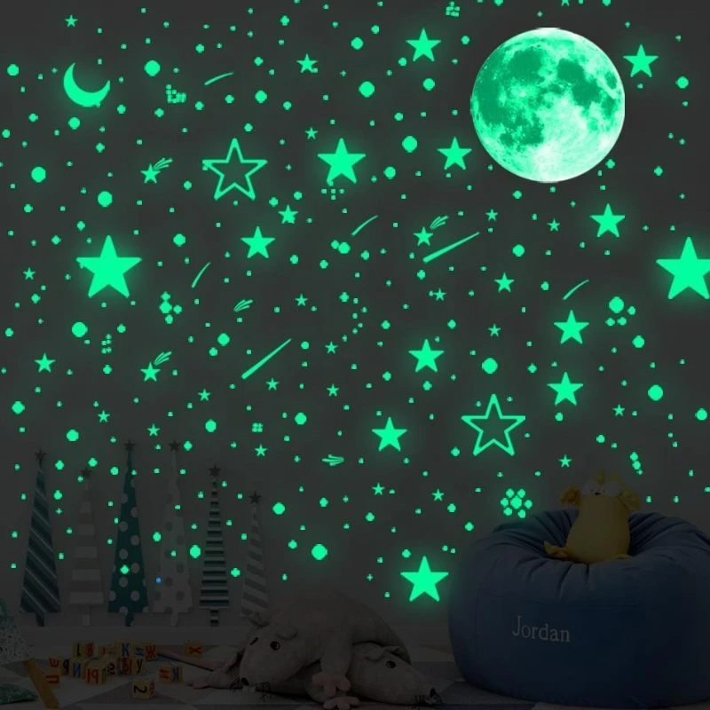 

Ceiling landscaping decorative painting fluorescent glow does not hurt wall sticker painting