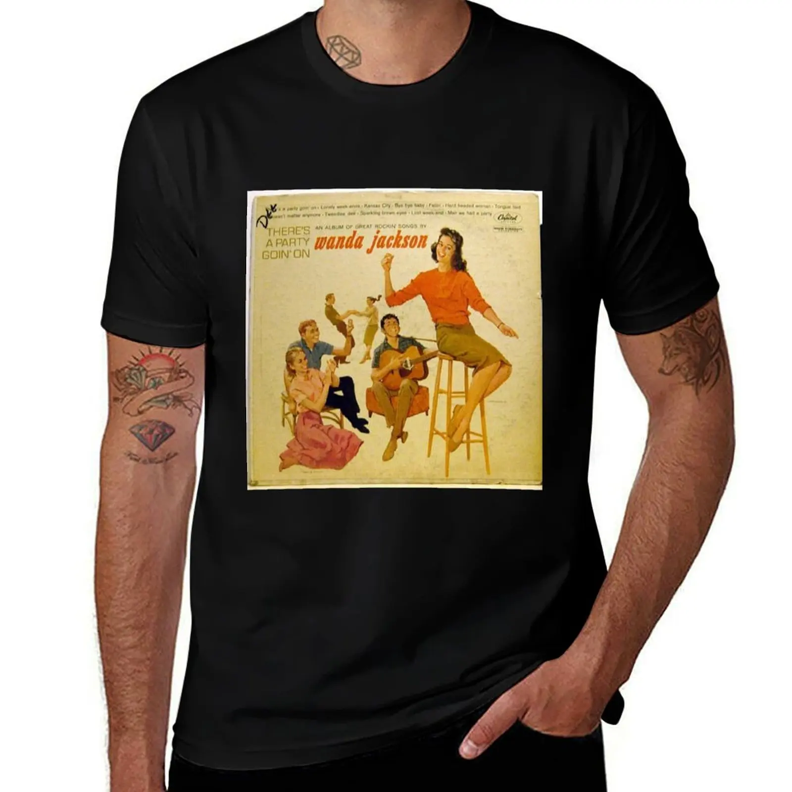 Wanda Jackson, Rockabilly lp, 1950's, Gene Vincent T-Shirt Sun Block Outdoor T-Shirt