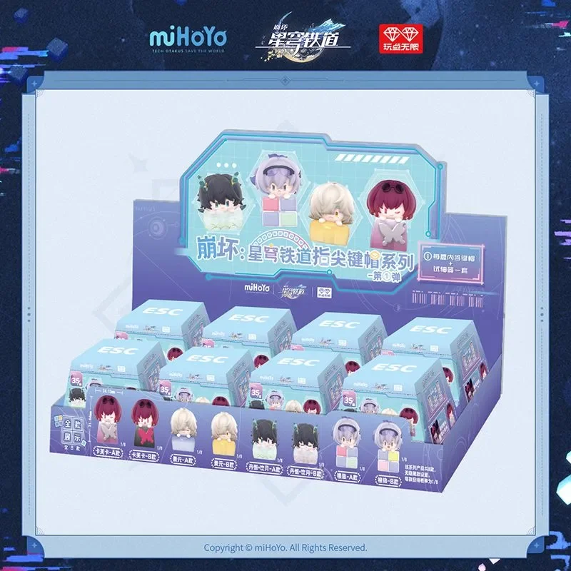 

Sunsyea Honkai Star Blind Box Rail Official Merch Mihoyo Original Q Version Small Figure Keycap Jingle Yuan Kafka Dan Heng