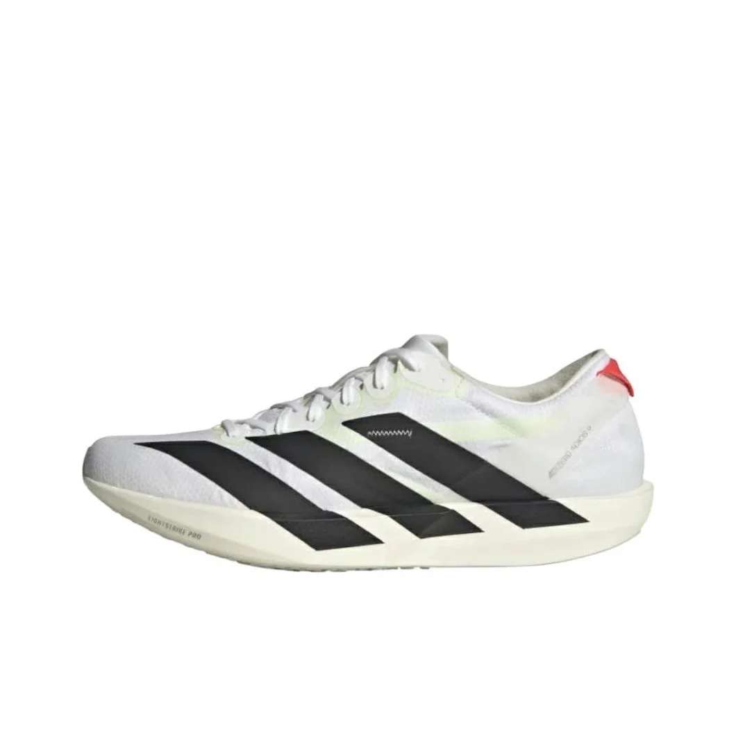 

Adizero Adios 9 Adidas 'White Black Silver Metallic' IF9419