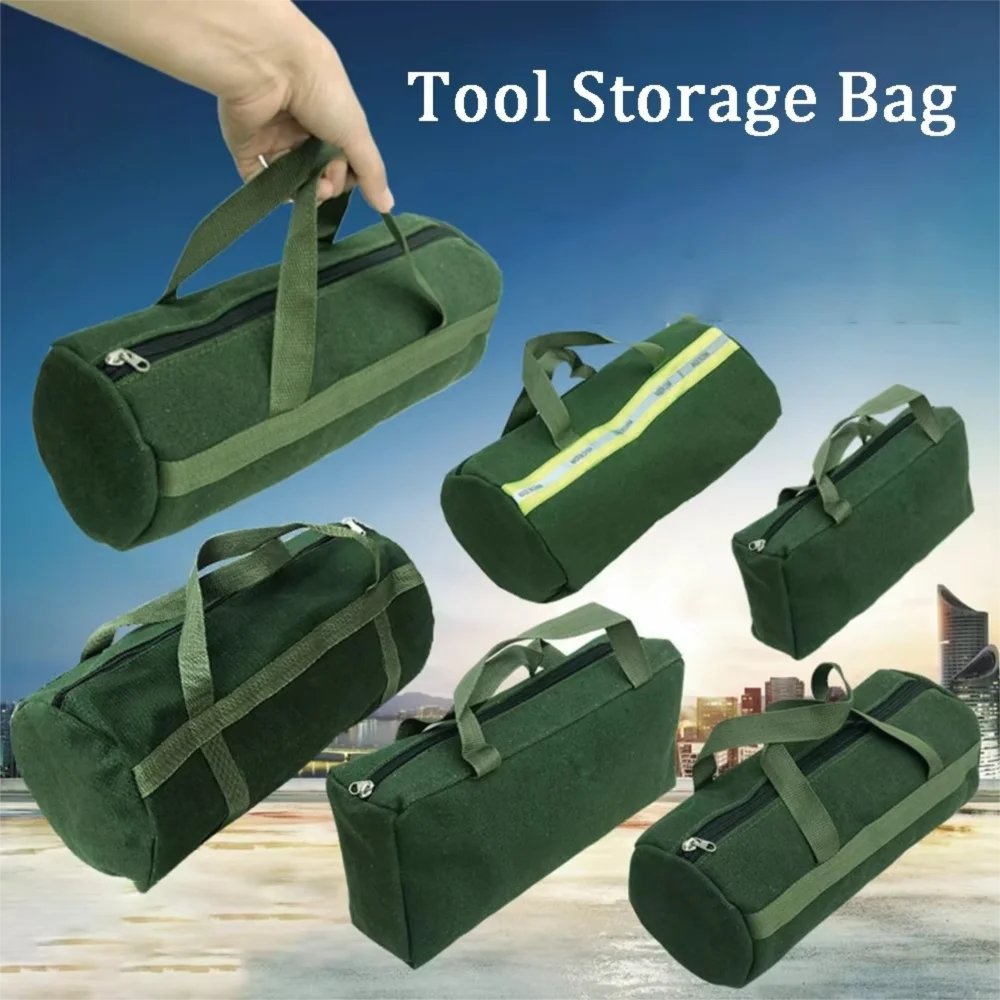 Thick Canvas Tool Storage Bag Large capacity Handbag Hardware Tool Organizer Hand Tool Portable Auto Repair Tool Kit