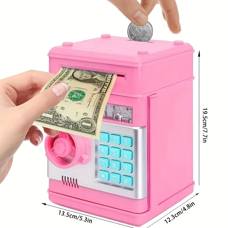 Piggy Bank Toys Money Saving Box For Teen Girls Toys Christmas Birthday Gifts For Girls Stuff ATM Machine