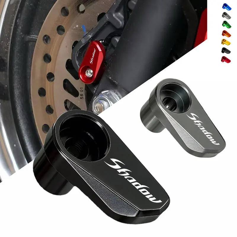 Para honda shadow 400 600 700 750 aero black spirit c2 800 1100 roda traseira dianteira quente abs sensor proteção guarda motocicleta
