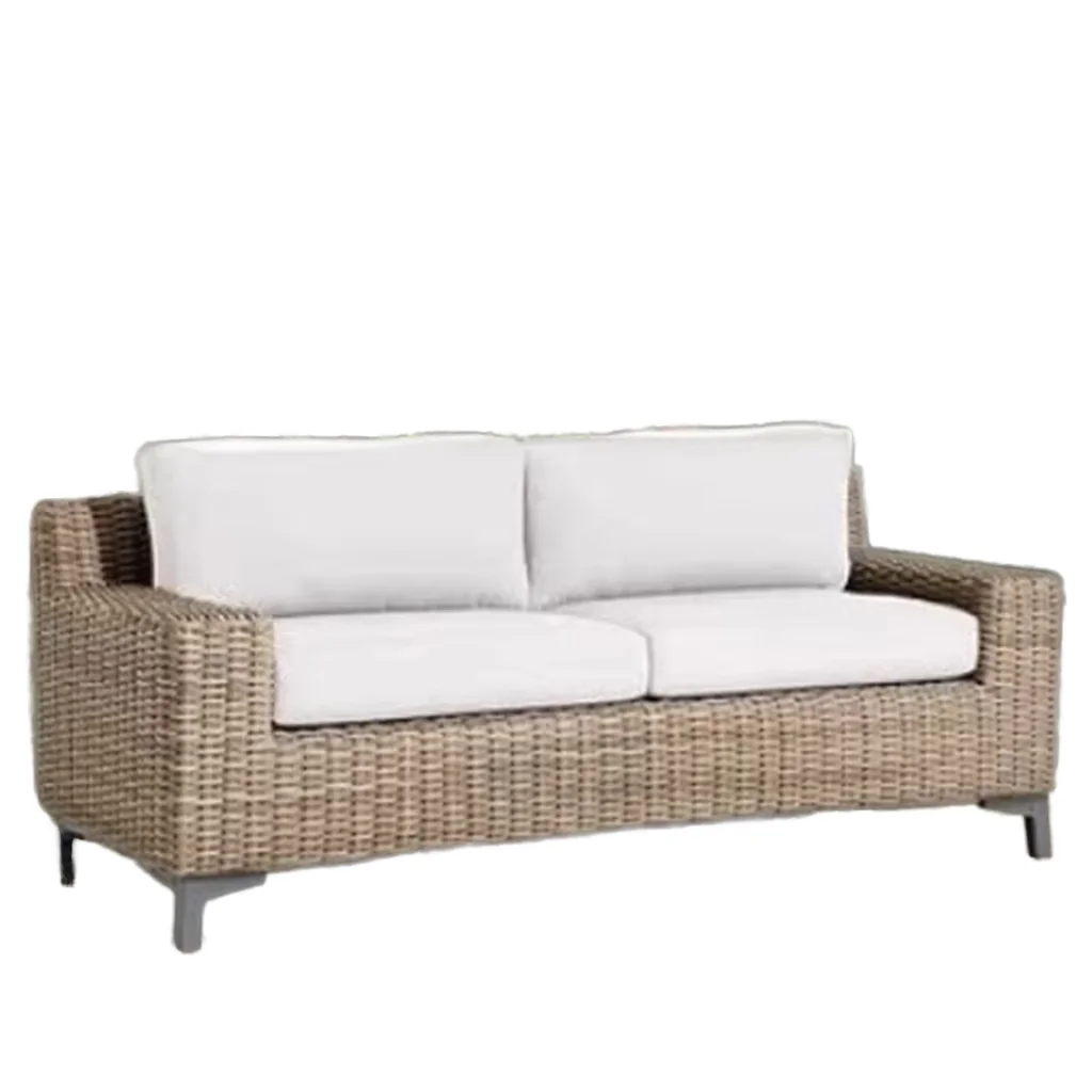 Patio Furniture Set Waterproof PE Wicker Outdoor Backyard Rattan Garden Sofa  Aluminum Frame Park Modular Sectional Couch image 5