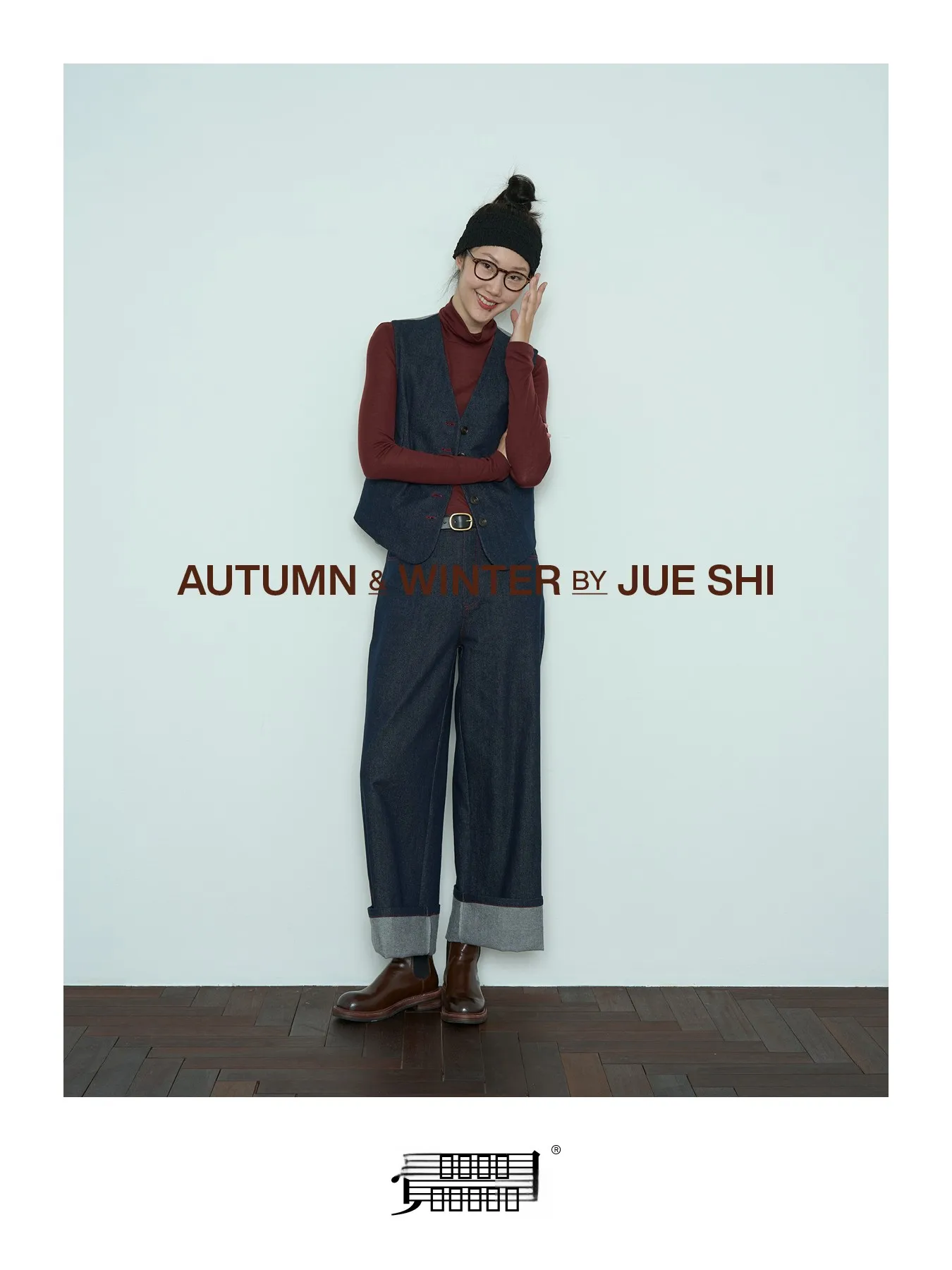 

Оригинальные широкие джинсы, темно-синие джинсовые брюки l, застежка-молния на талии, осень-весна, женские брюки премиум-класса Faion