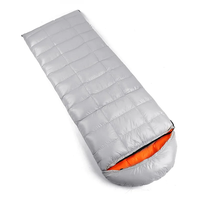 

Adult 1000-1500g Goose Down Filling Sleeping Bag Outdoor Camping Portable Ultra Light Car Cycling Hiking Beach Sleeping Bag