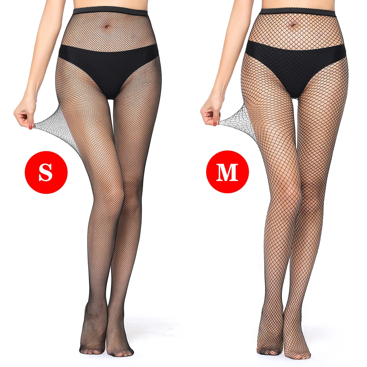 4pcs Women Fishnet Tights Super Elastic Mesh Net Stockings Gothic Pantyhose Party Club Dance Sexy Erotic Underwear S M L XL Hole