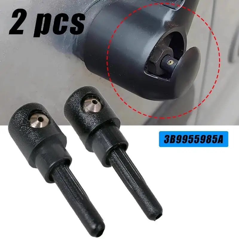 [C] 1/2/6Pcs Water Sprayer Rear Wiper Screen Washer Jet Rear Windshield Washer Nozzle 3B9955985A For T5 Golf Mk4 Mk5 Mk6 94-09