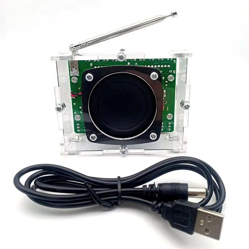 A32I Radio Electronic Finished Product 51 Single-Chip FM Digital Audio Machine Separately RDA5807 Digital FM Radio Receiver